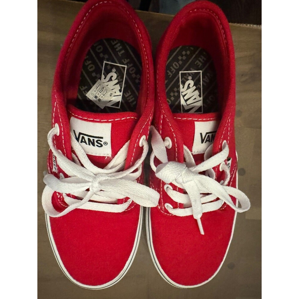 VANS Era Check Block - Tango Red  *Unisex Kids Size 2.5